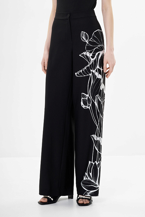 Брюки с цветочным принтом Бренд Luisa Viola