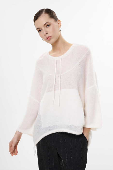 Джемпер из шерсти и мохера Бренд Sarah Pacini