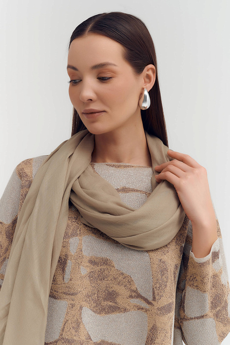 Палантин с шелком Бренд Sarah Pacini