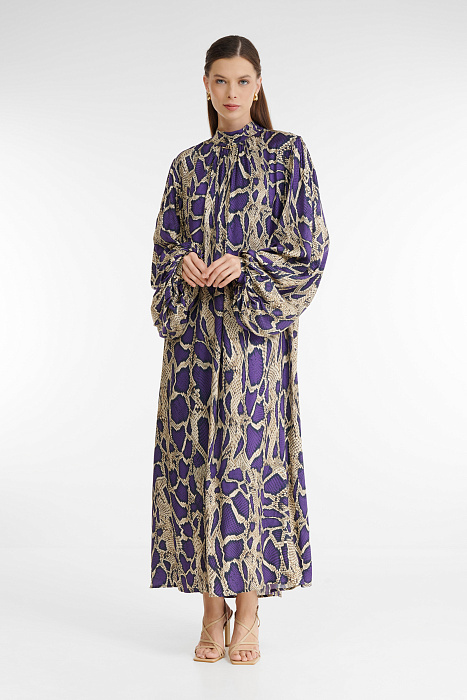 Платье с воротником-стойкой Бренд Daniela Drei