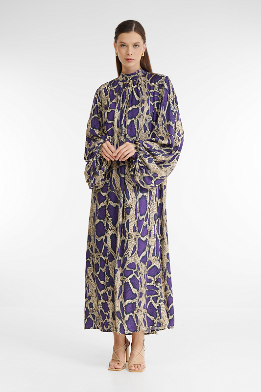 Платье с воротником-стойкой Бренд Daniela Drei