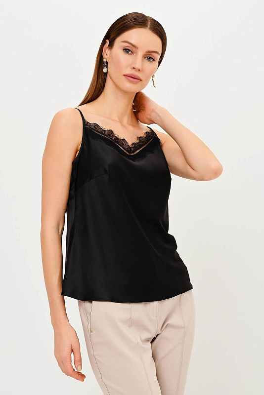 Топ с V-образным вырезом Бренд Caterina Leman