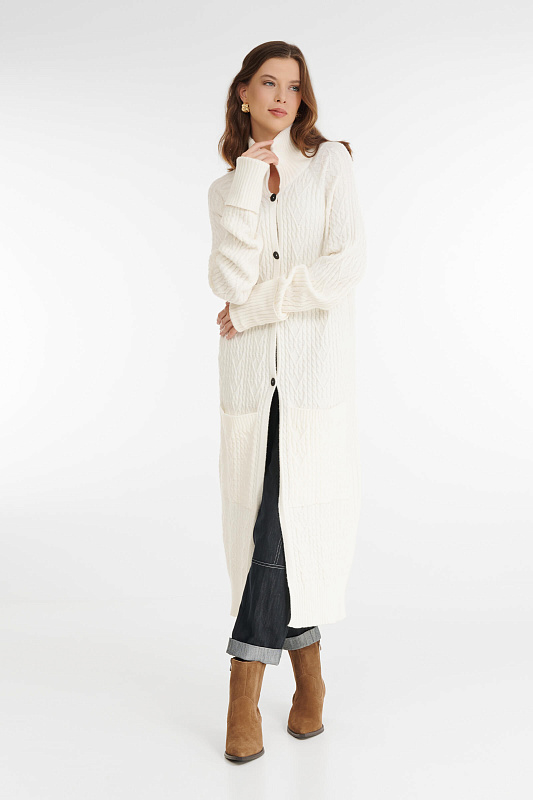 Длинный кардиган на пуговицах Бренд Sarah Pacini