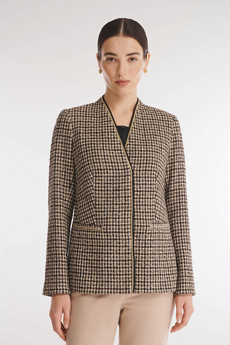 Жакет с V-образным вырезом Бренд Caterina Leman