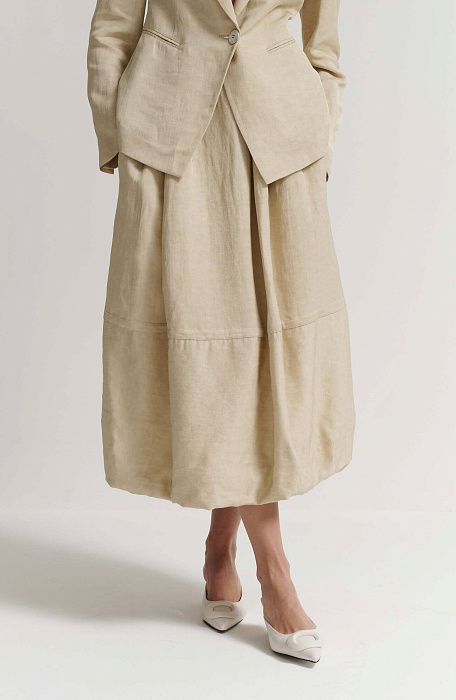 Льняная юбка-баллон Бренд GentryPortofino